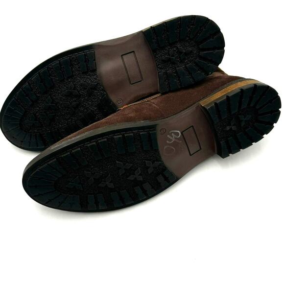 LEVI'S Men's 13 Brown Sheffield Suede Genuine Leather Lace-up Boots Comfort Logo - Picture 6 of 10